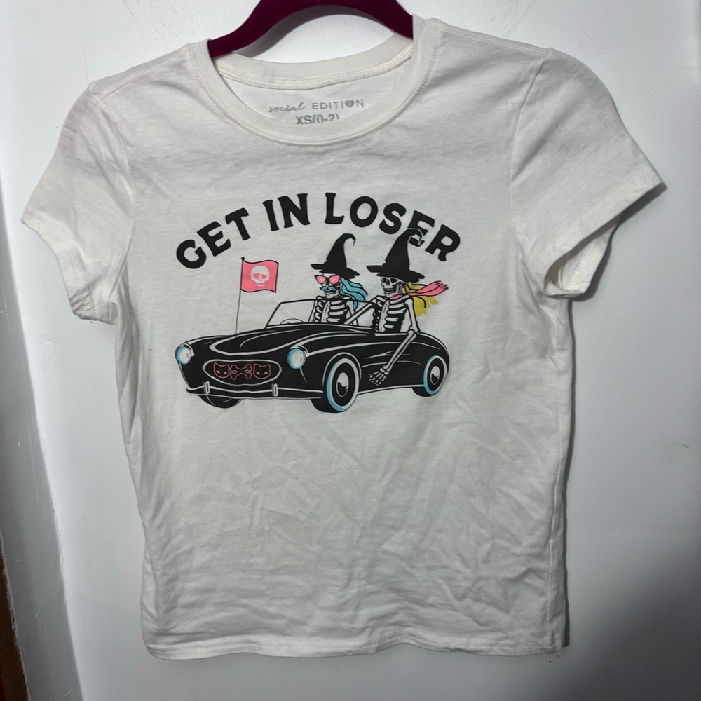 Get in loser skeleton tee